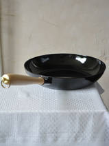 frying pan black 30 cm, bottom 22,5cm (0561-22)
