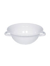 bowl with two handle white 28 cm (0296-33)